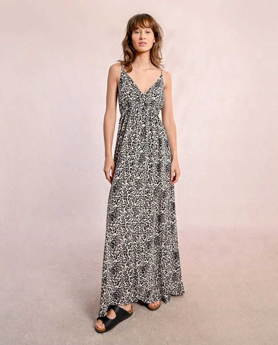 Длинное платье на бретельках с принтом Molly Bracken, бежевый
Длинное платье на бретельках с принтом Molly Bracken, бежевый