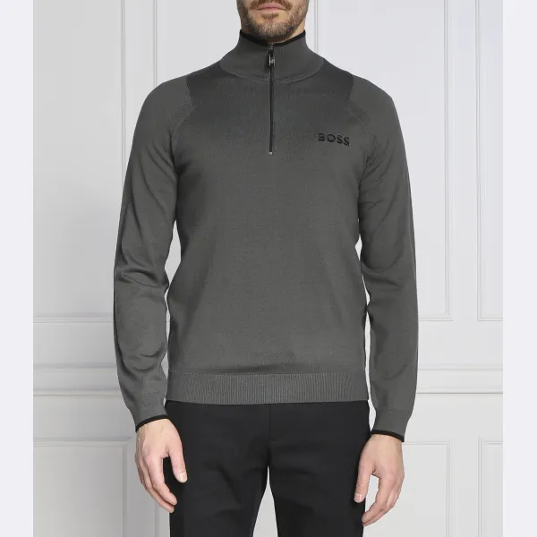 Свитер обычного кроя Zelvin с добавлением шерсти Boss, черный
Свитер обычного кроя Zelvin с добавлением шерсти Boss, черный