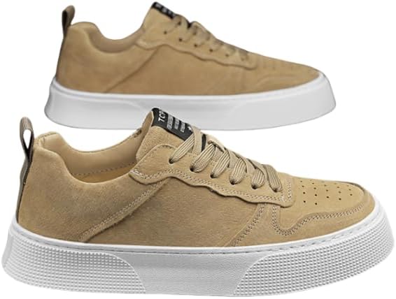 Мужские однотонные модные кеды на шнуровке для скейтборда, противоскользящие, низкие, удобные для прогулок на улице, бега, университета, городской жизни и отдыха в любое время года Azttoztto, хаки
Мужские однотонные модные кеды на шнуровке для скейтборда, противоскользящие, низкие, удобные для прогулок на улице, бега, университета, городской жизни и отдыха в любое время года Azttoztto, хаки