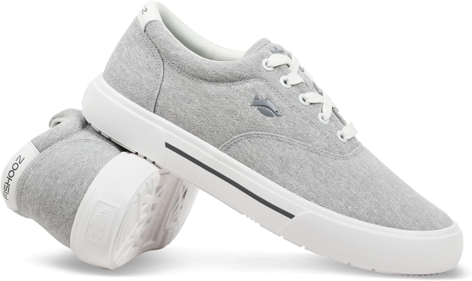 Мужские лодочные кроссовки FISHOOZ с выцветшим эффектом и шнуровкой - водоотталкивающие, с поддержкой свода стопы, с мягким воротником, на платформе как у кроссовок - для лодки, рыбалки и повседневной носки, белый/серый
Мужские лодочные кроссовки FISHOOZ с выцветшим эффектом и шнуровкой - водоотталкивающие, с поддержкой свода стопы, с мягким воротником, на платформе как у кроссовок - для лодки, рыбалки и повседневной носки, белый/серый