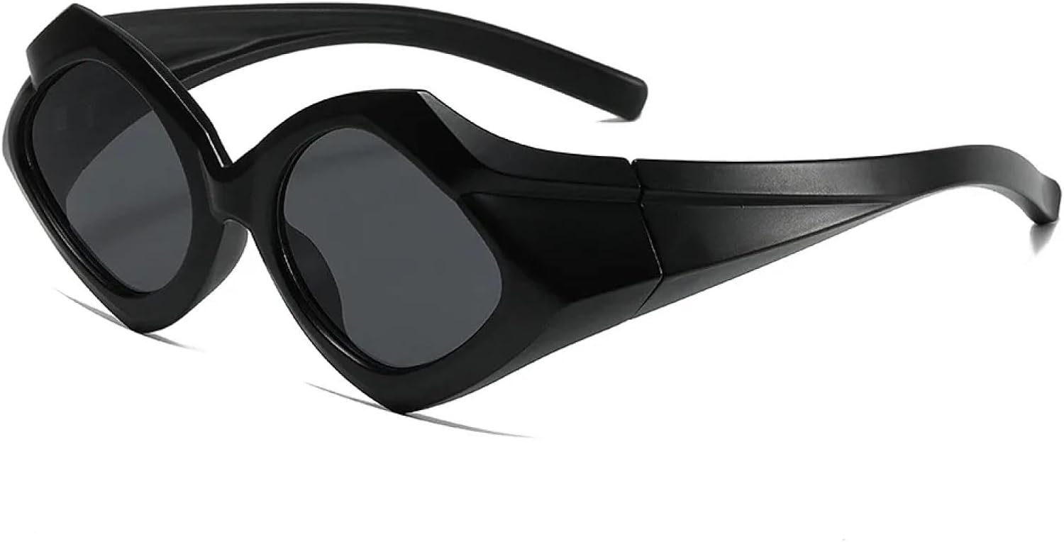 Крупные солнцезащитные очки неправильной формы в форме ромба для женщин и мужчин, роскошные, винтажные, популярные, в стиле панк, с большой оправой TYUVIVO, Black Black
Крупные солнцезащитные очки неправильной формы в форме ромба для женщин и мужчин, роскошные, винтажные, популярные, в стиле панк, с большой оправой TYUVIVO, Black Black