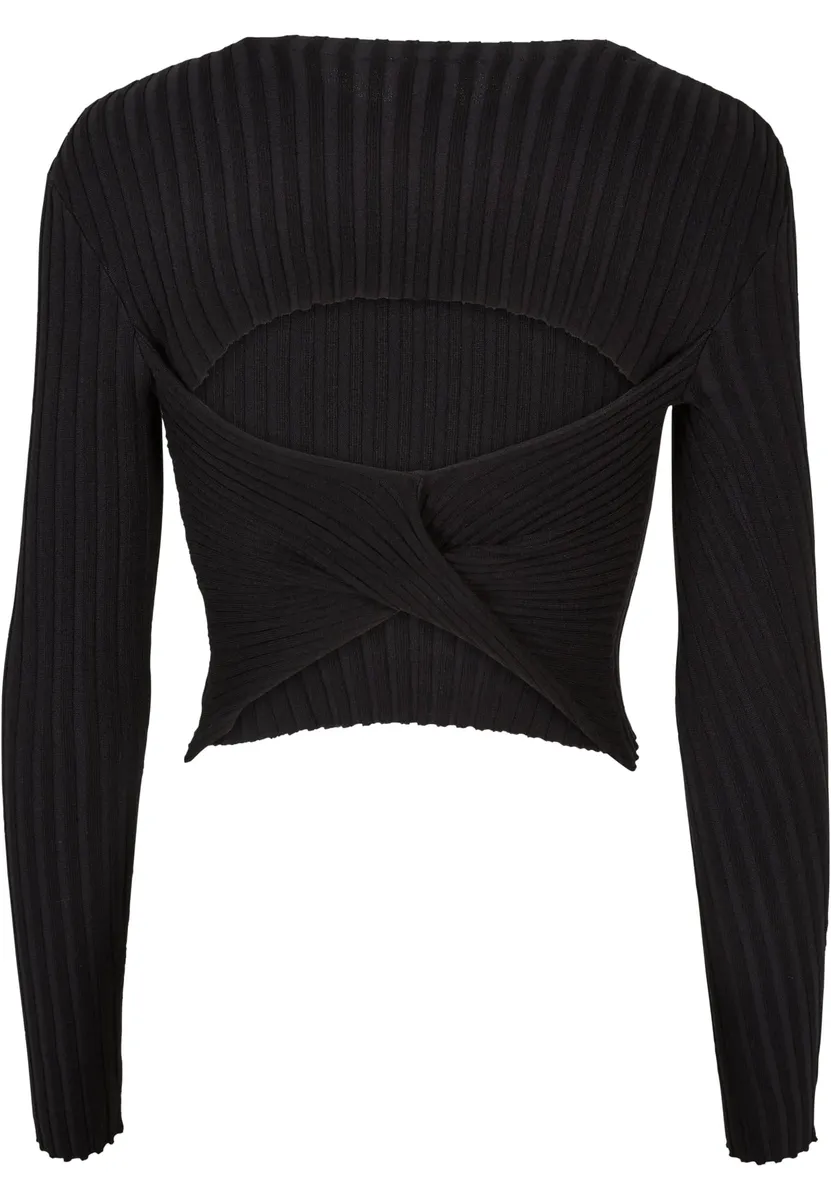 Свитер с круглым вырезом URBAN CLASSICS " Urban Classics Ladies Короткий вязаный свитер в рубчик с перекрученной спинкой", черный
Свитер с круглым вырезом URBAN CLASSICS " Urban Classics Ladies Короткий вязаный свитер в рубчик с перекрученной спинкой", черный