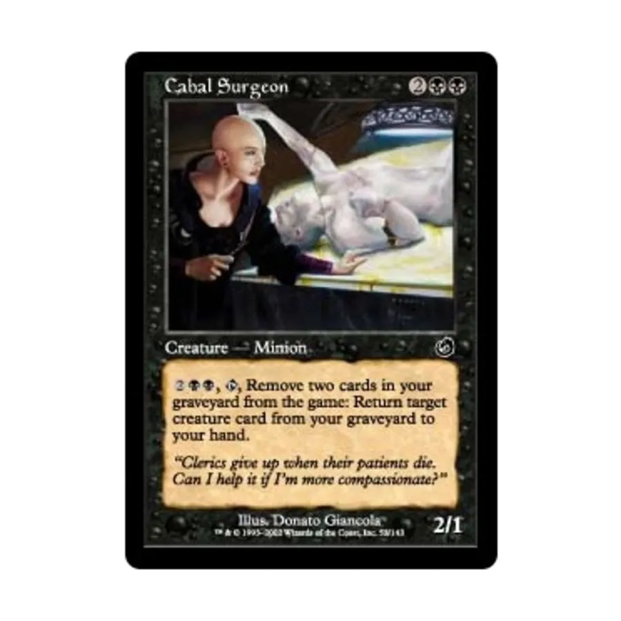 CCG Кабал-хирург (клавиша C), MTG - Torment
CCG Кабал-хирург (клавиша C), MTG - Torment