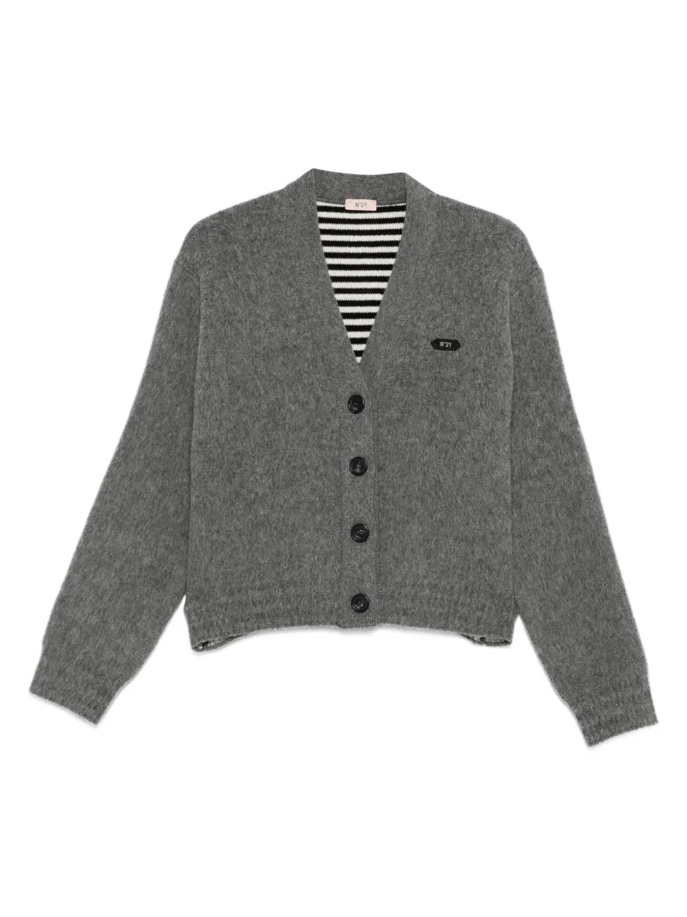 Кардиган на пуговицах Nº21, серый
Кардиган на пуговицах Nº21, серый