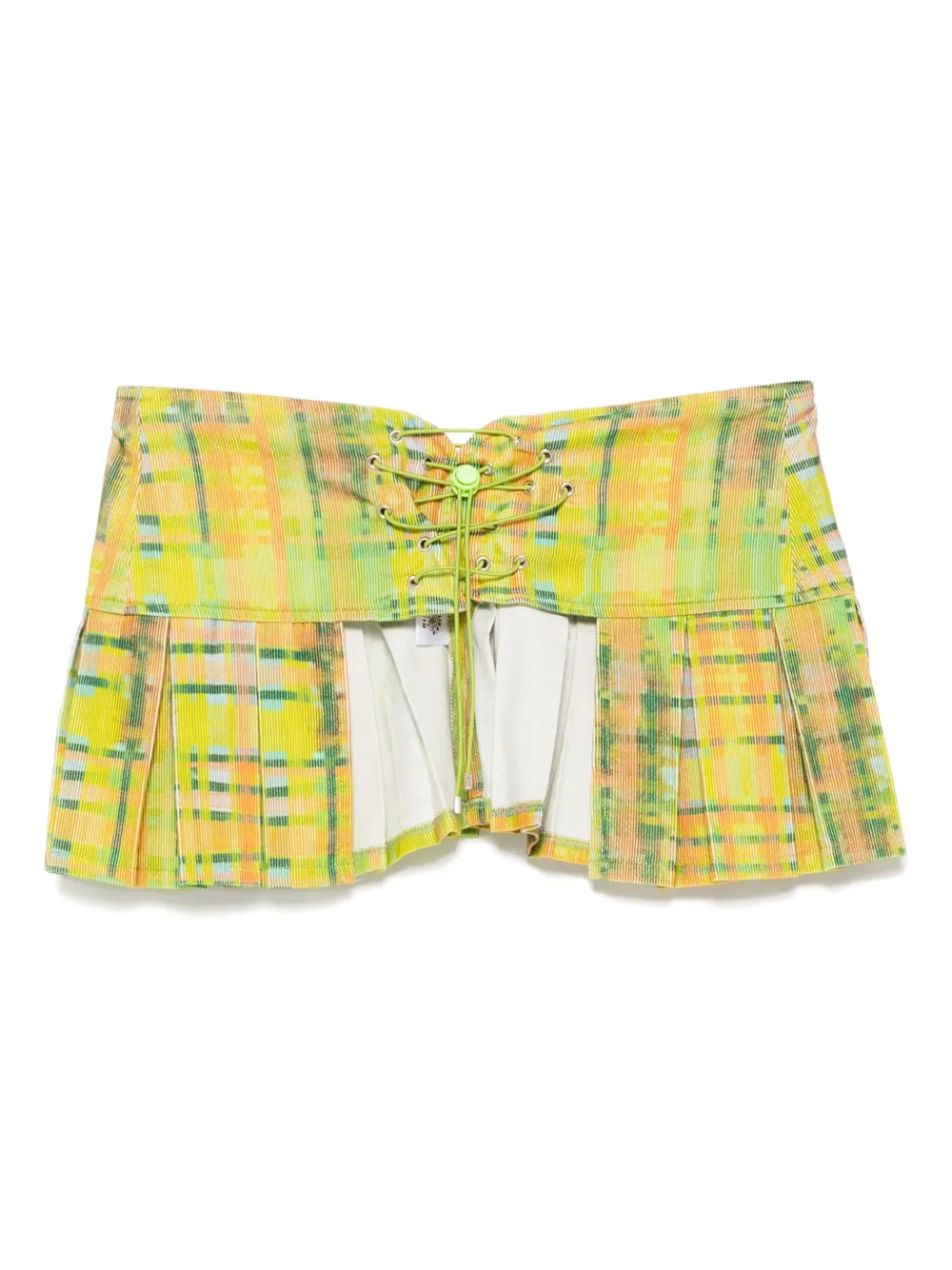 Вельветовый ремень в клетку Collina Strada, зеленый
Вельветовый ремень в клетку Collina Strada, зеленый