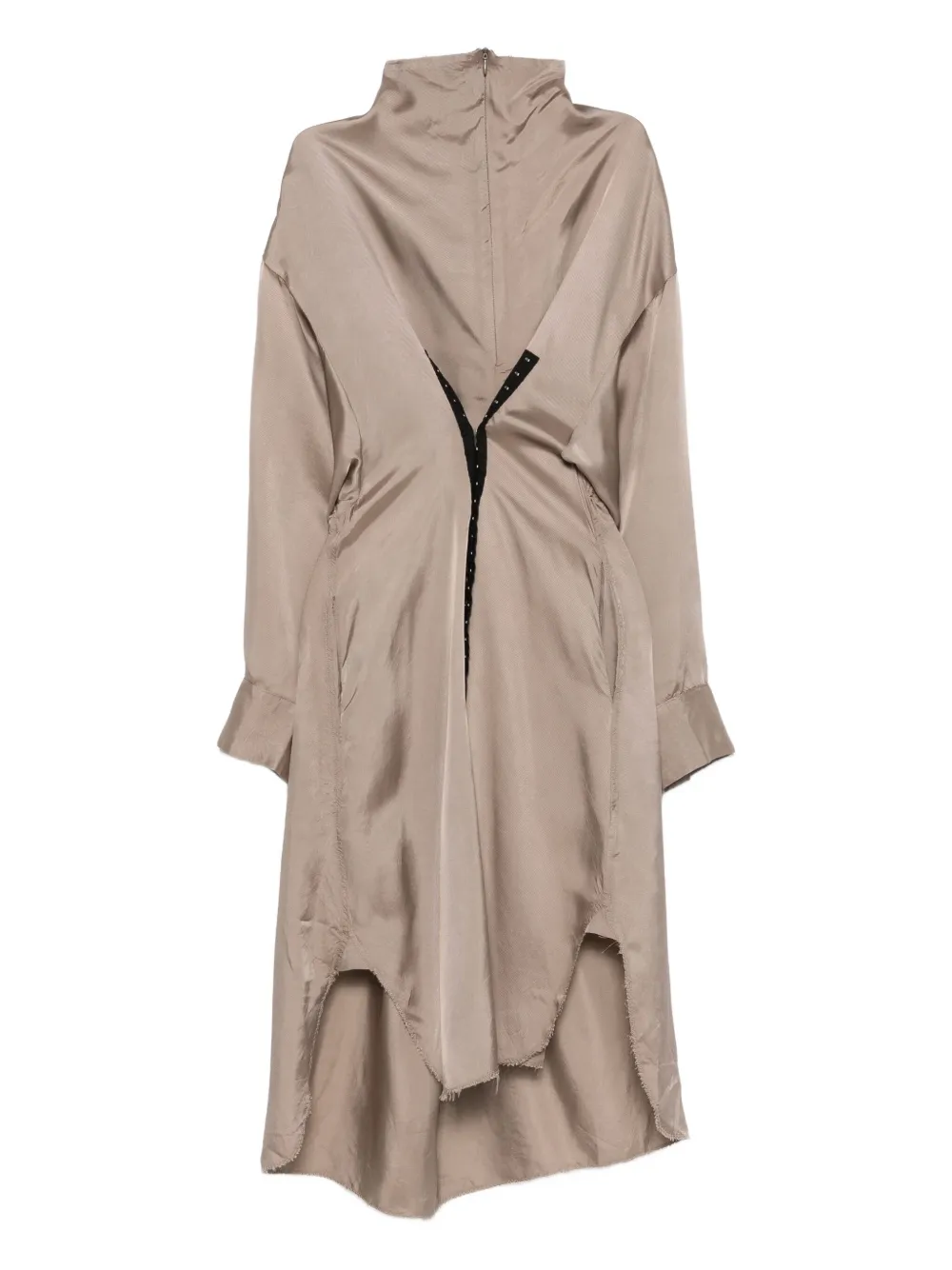 Платье-рубашка с высоким воротником FEDERICO CINA, серый
Платье-рубашка с высоким воротником FEDERICO CINA, серый