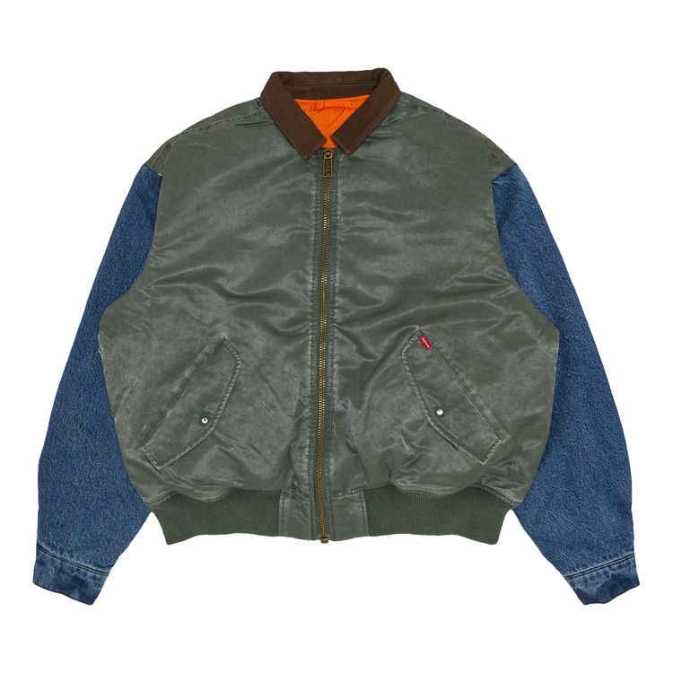 Куртка Supreme Denim Sleeve MA-1 'Olive'
Куртка Supreme Denim Sleeve MA-1 'Olive'