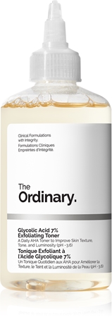 Отшелушивающий и очищающий тоник The Ordinary Glycolic Acid 7% Exfoliating Toner, 240 ml
Отшелушивающий и очищающий тоник The Ordinary Glycolic Acid 7% Exfoliating Toner, 240 ml