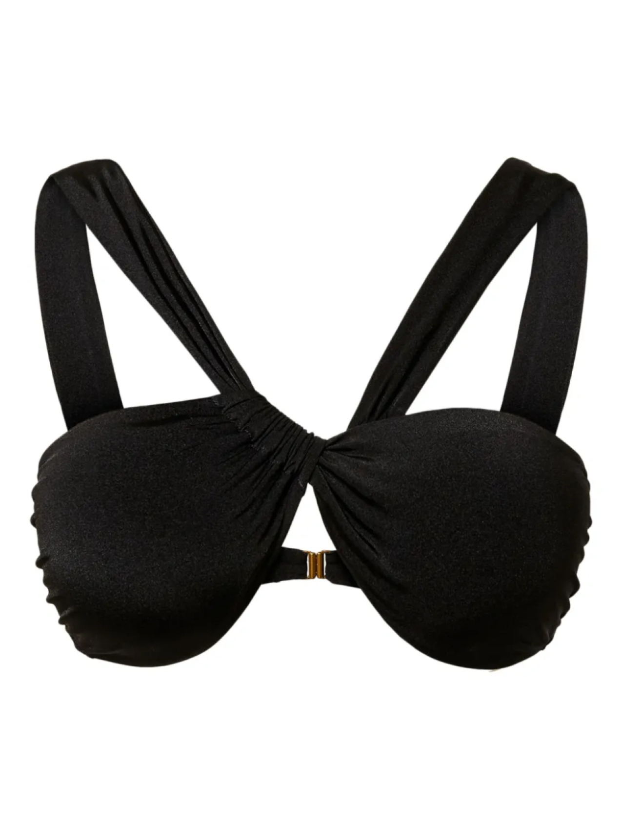 Верх бикини бандо TWINSET, черный 
Верх бикини бандо TWINSET, черный