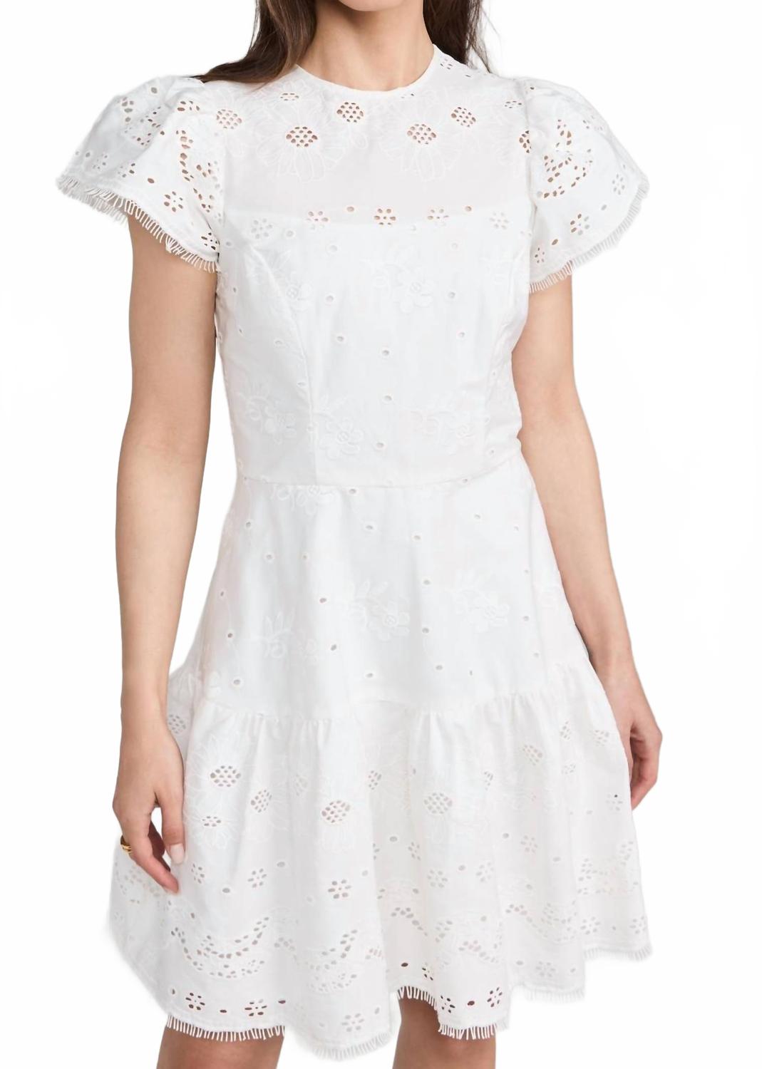 Платье Hudson в оптически белом цвете Shoshanna, Optic White
Платье Hudson в оптически белом цвете Shoshanna, Optic White