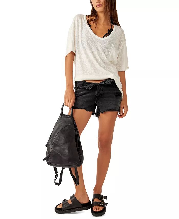 Женские джинсовые шорты Now Or Never Free People, черный
Женские джинсовые шорты Now Or Never Free People, черный