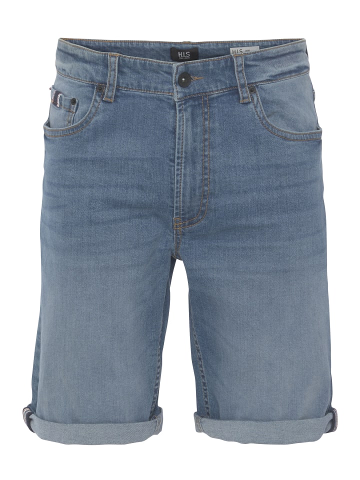 Джинсовые шорты H.I.S., светло-голубой
Джинсовые шорты H.I.S., светло-голубой