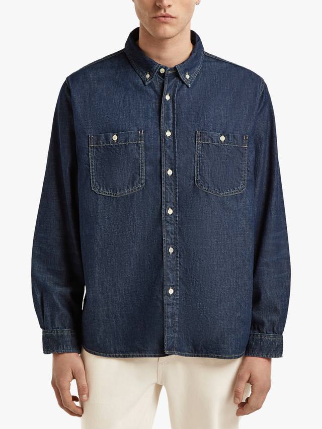 Бен Regular Fit джинсовая рубашка DENHAM, Dark Blue
Бен Regular Fit джинсовая рубашка DENHAM, Dark Blue