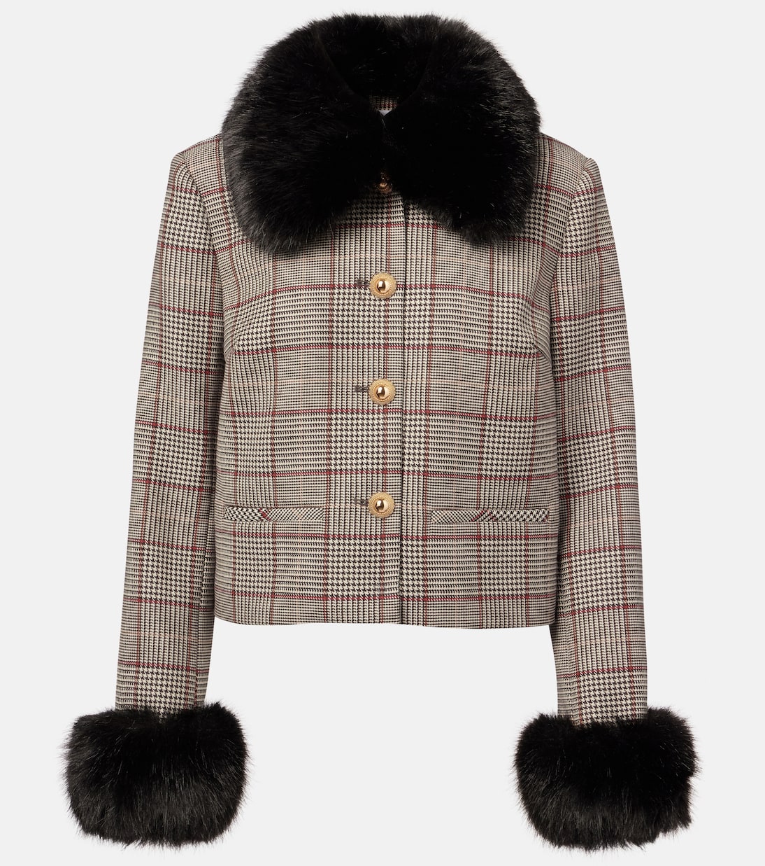 Проверенная куртка с отделкой из искусственного меха Self-Portrait, коричневый
Проверенная куртка с отделкой из искусственного меха Self-Portrait, коричневый