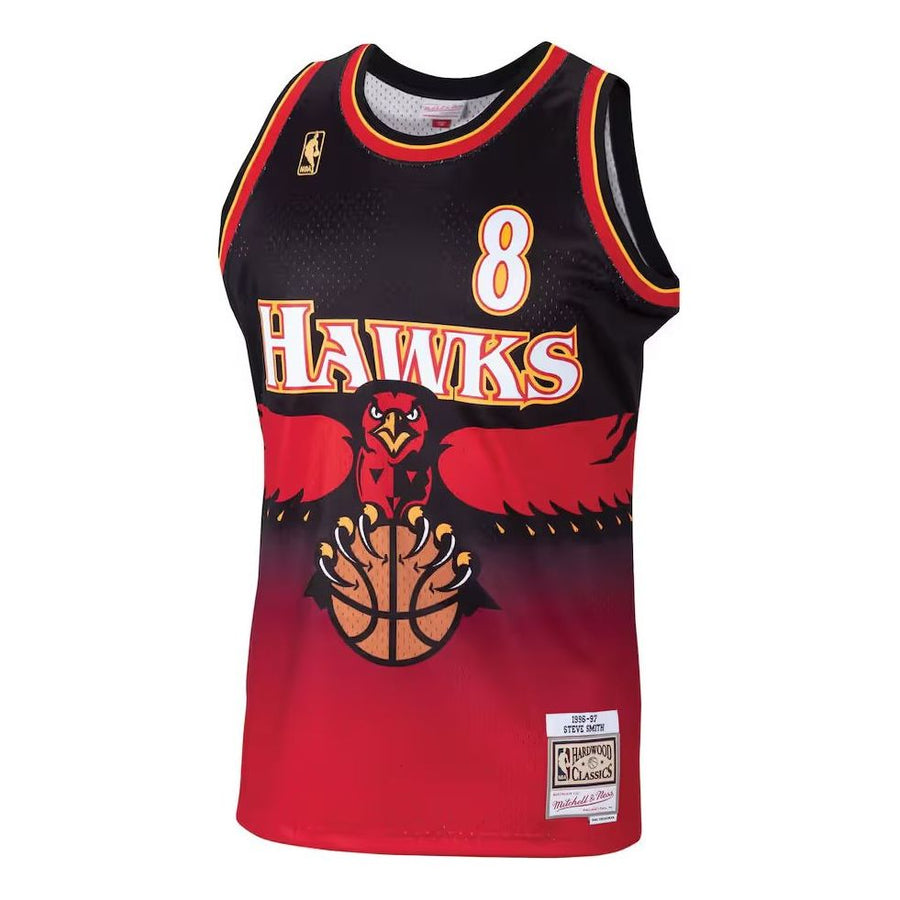 Джерси Mitchell & Ness x NBA Atlanta Hawks 1996-97 Hardwood Classics Swingman Jersey 'Steve Smith 8', красный
Джерси Mitchell & Ness x NBA Atlanta Hawks 1996-97 Hardwood Classics Swingman Jersey 'Steve Smith 8', красный