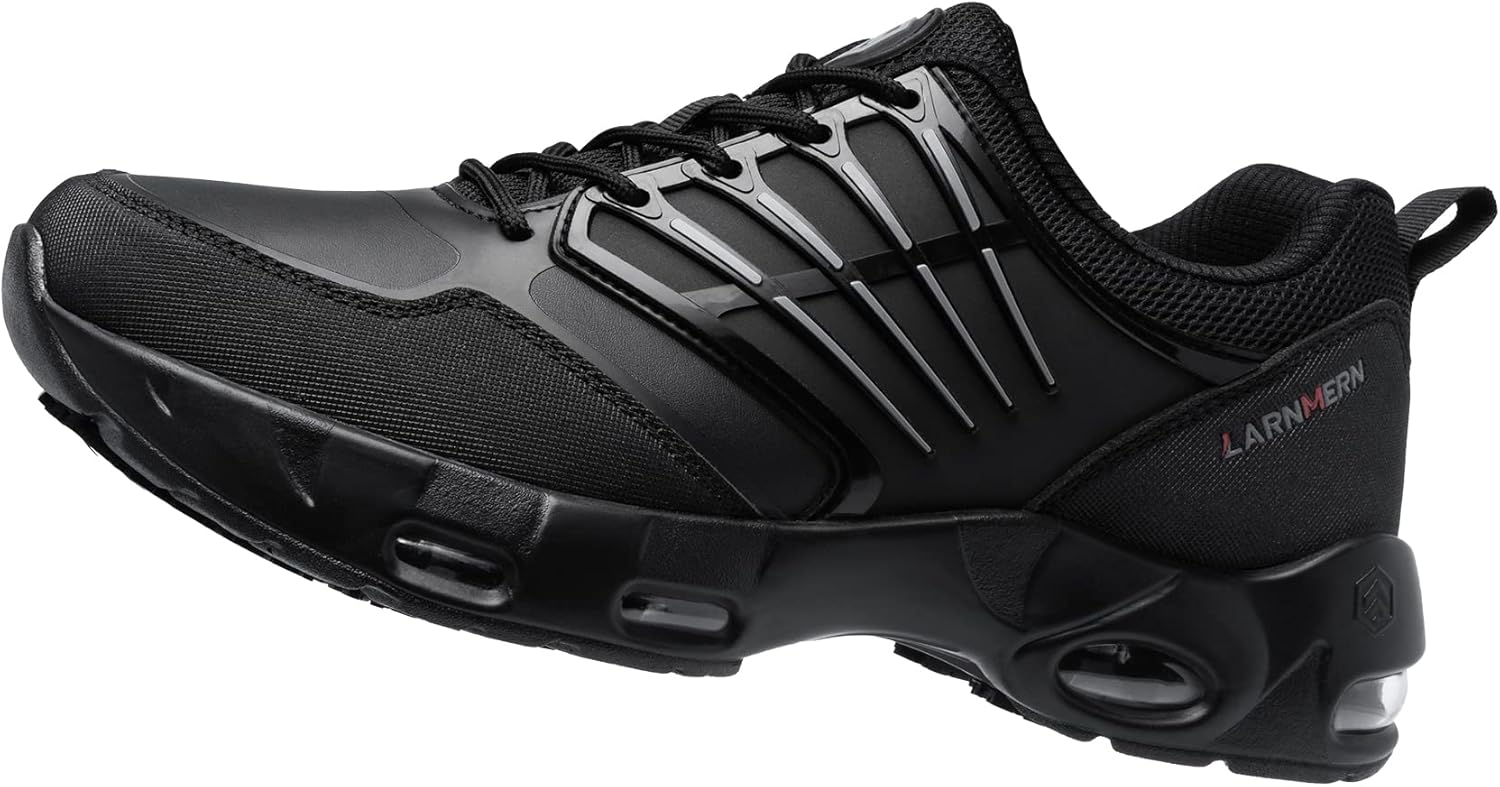 Нескользящие мужские обувь LARNMERN для обслуживания в сфере питания, водонепроницаемые кроссовки, удобная обувь для кухни, тапки для шеф-повара, антискользящие мужские туфли, черный
Нескользящие мужские обувь LARNMERN для обслуживания в сфере питания, водонепроницаемые кроссовки, удобная обувь для кухни, тапки для шеф-повара, антискользящие мужские туфли, черный