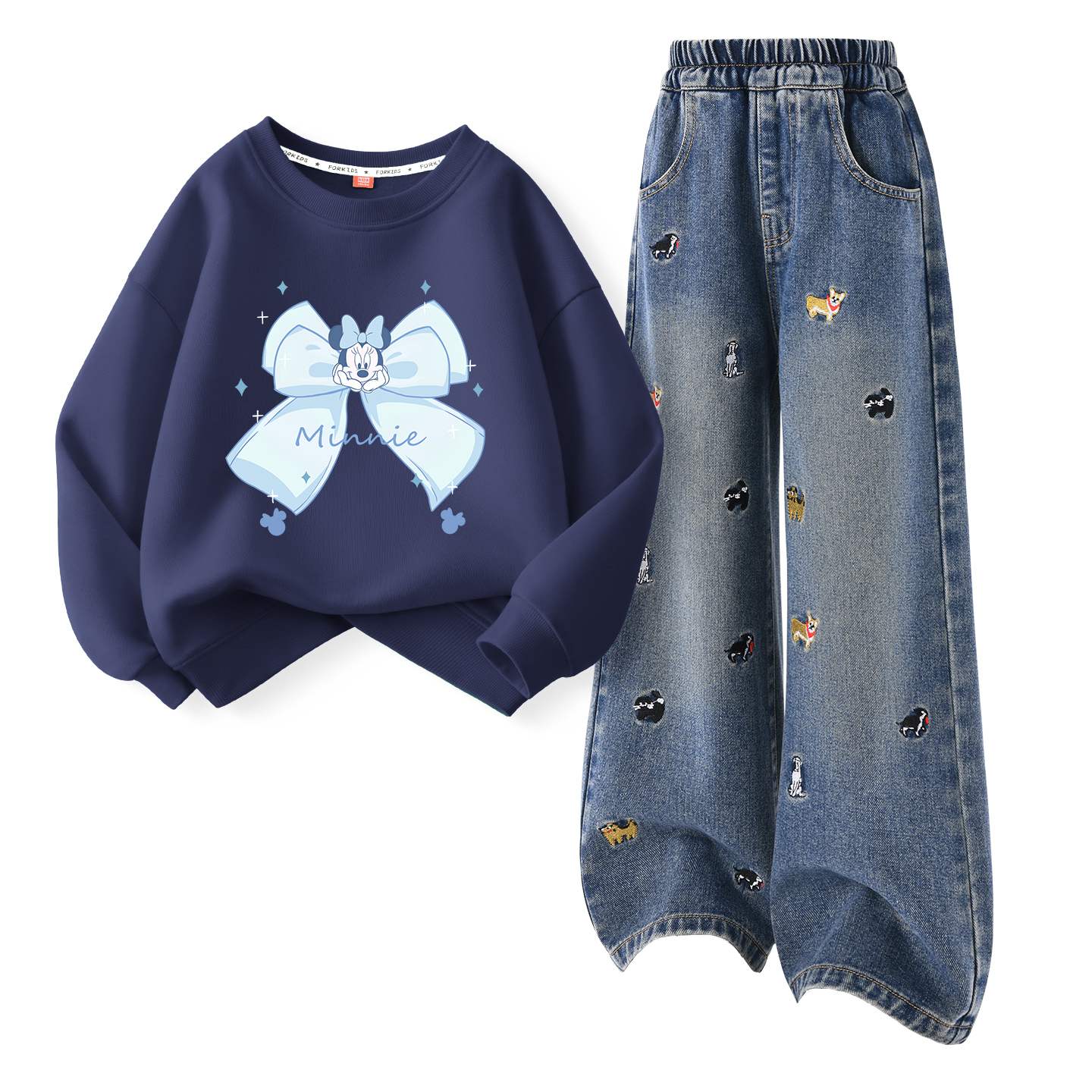 Детская повседневная спортивная одежда Disney, Di Meng Jie Qing Blue+Solid Color Denim Blue
Детская повседневная спортивная одежда Disney, Di Meng Jie Qing Blue+Solid Color Denim Blue