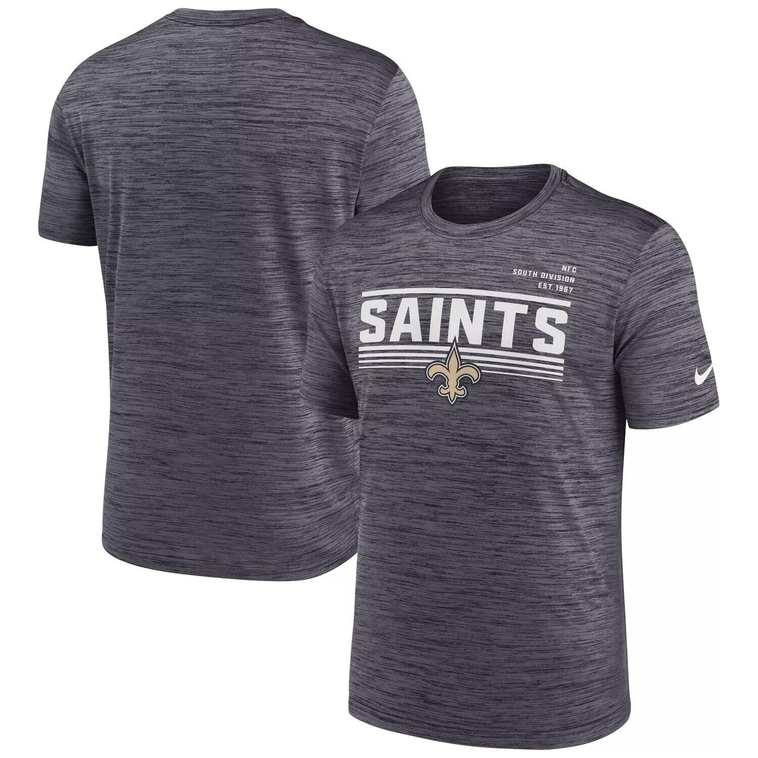 Мужская антрацитовая футболка New Orleans Saints Yardline Velocity Performance Nike, Черный, Мужская антрацитовая футболка New Orleans Saints Yardline Velocity Performance Nike
Мужская антрацитовая футболка New Orleans Saints Yardline Velocity Performance Nike, Черный, Мужская антрацитовая футболка New Orleans Saints Yardline Velocity Performance Nike