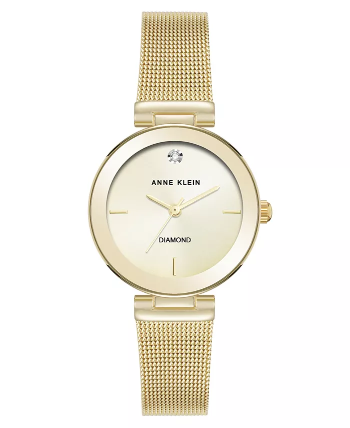 Женские часы Quartz с золотистым корпусом из нержавеющей стали и сетчатым браслетом, 30 мм Anne Klein
Женские часы Quartz с золотистым корпусом из нержавеющей стали и сетчатым браслетом, 30 мм Anne Klein