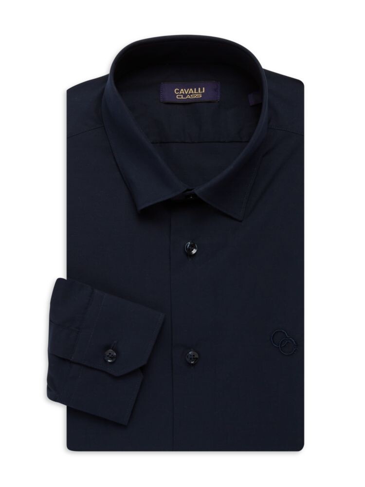 Классическая рубашка комфортного кроя с логотипом Cavalli Class By Roberto Cavalli, темно-синий
Классическая рубашка комфортного кроя с логотипом Cavalli Class By Roberto Cavalli, темно-синий