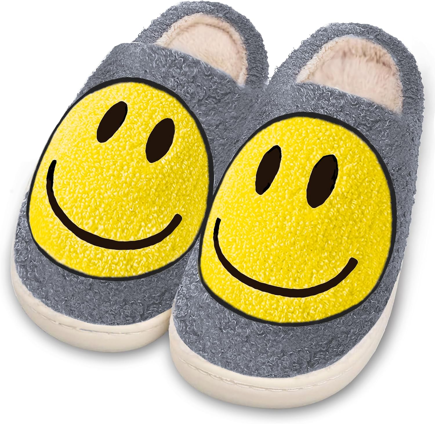 Тапочки с улыбающимся лицом для женщин и мужчин, ретро, удобные, теплые, мягкие Miscloder, серый
Тапочки с улыбающимся лицом для женщин и мужчин, ретро, удобные, теплые, мягкие Miscloder, серый