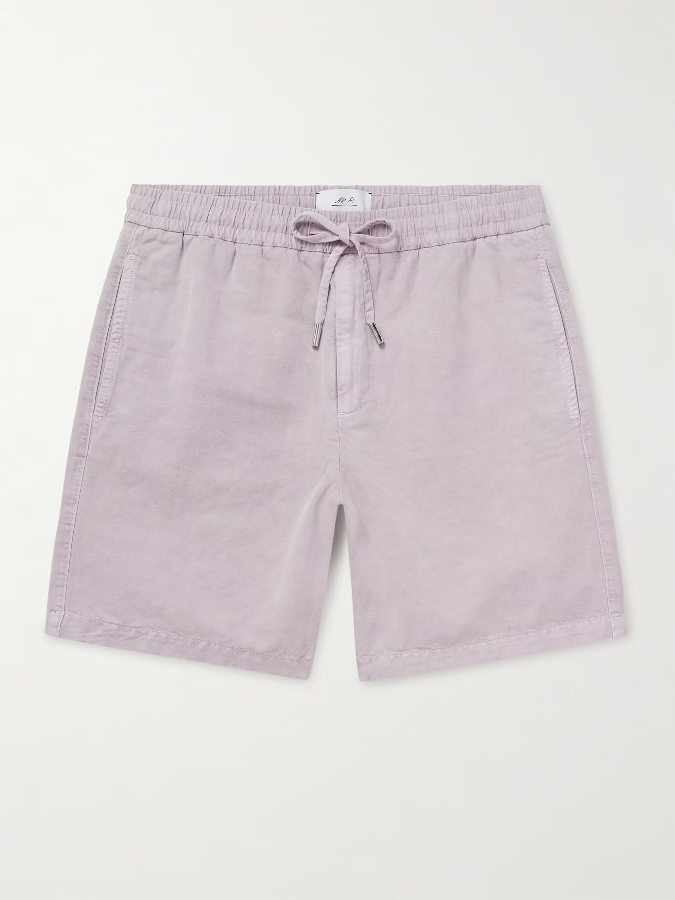 Шорты прямого кроя из смеси хлопка и льна с завязками MR P., сиреневый
Шорты прямого кроя из смеси хлопка и льна с завязками MR P., сиреневый