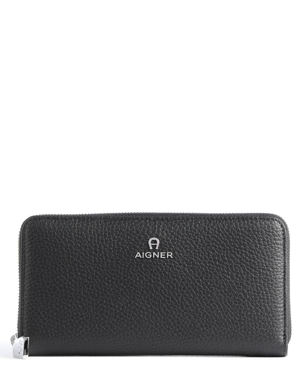 RFID-кошелек Ivy из зернистой яловой кожи Aigner, черный
RFID-кошелек Ivy из зернистой яловой кожи Aigner, черный