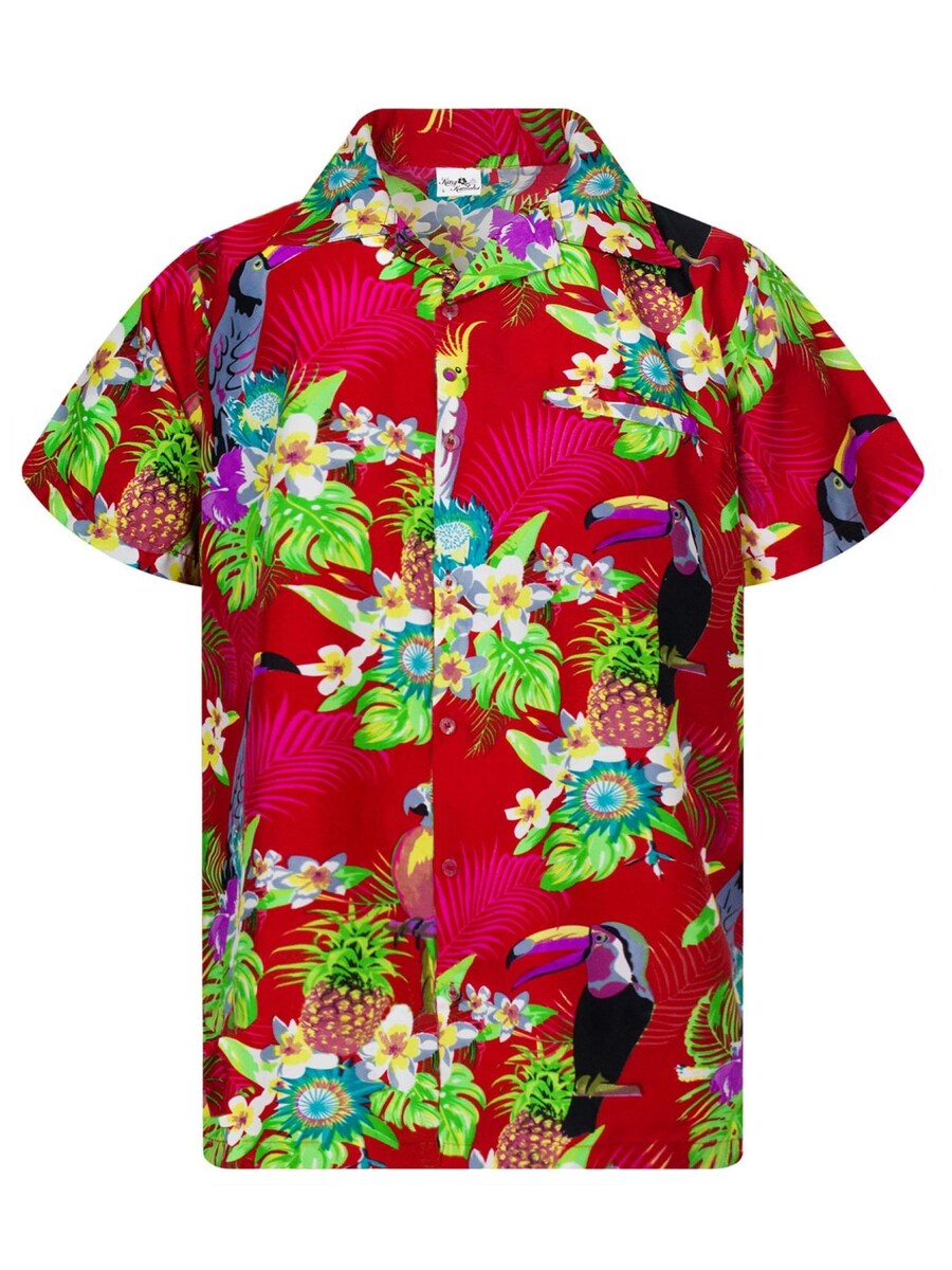 Рубашка King Kameha Parrot Cockatoo, красный
Рубашка King Kameha Parrot Cockatoo, красный