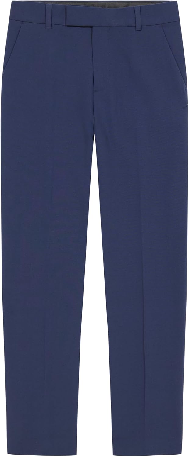 Брюки Calvin Klein Boys Bi-Stretch с плоским передом, прямого кроя, шлевками для ремня и передними карманами, Navy Infinite
Брюки Calvin Klein Boys Bi-Stretch с плоским передом, прямого кроя, шлевками для ремня и передними карманами, Navy Infinite