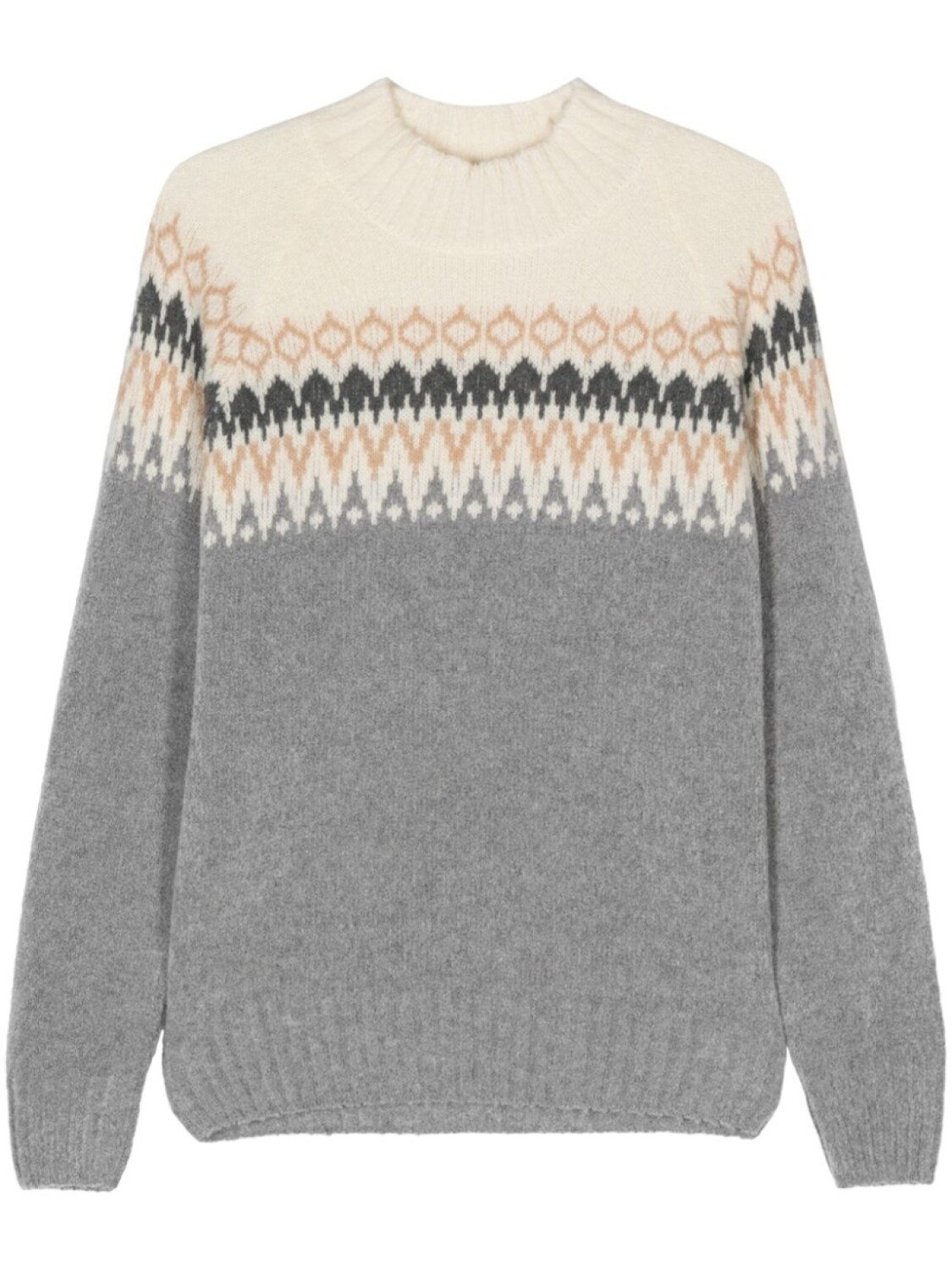 Жаккардовый свитер с узором Fileria, серый
Жаккардовый свитер с узором Fileria, серый