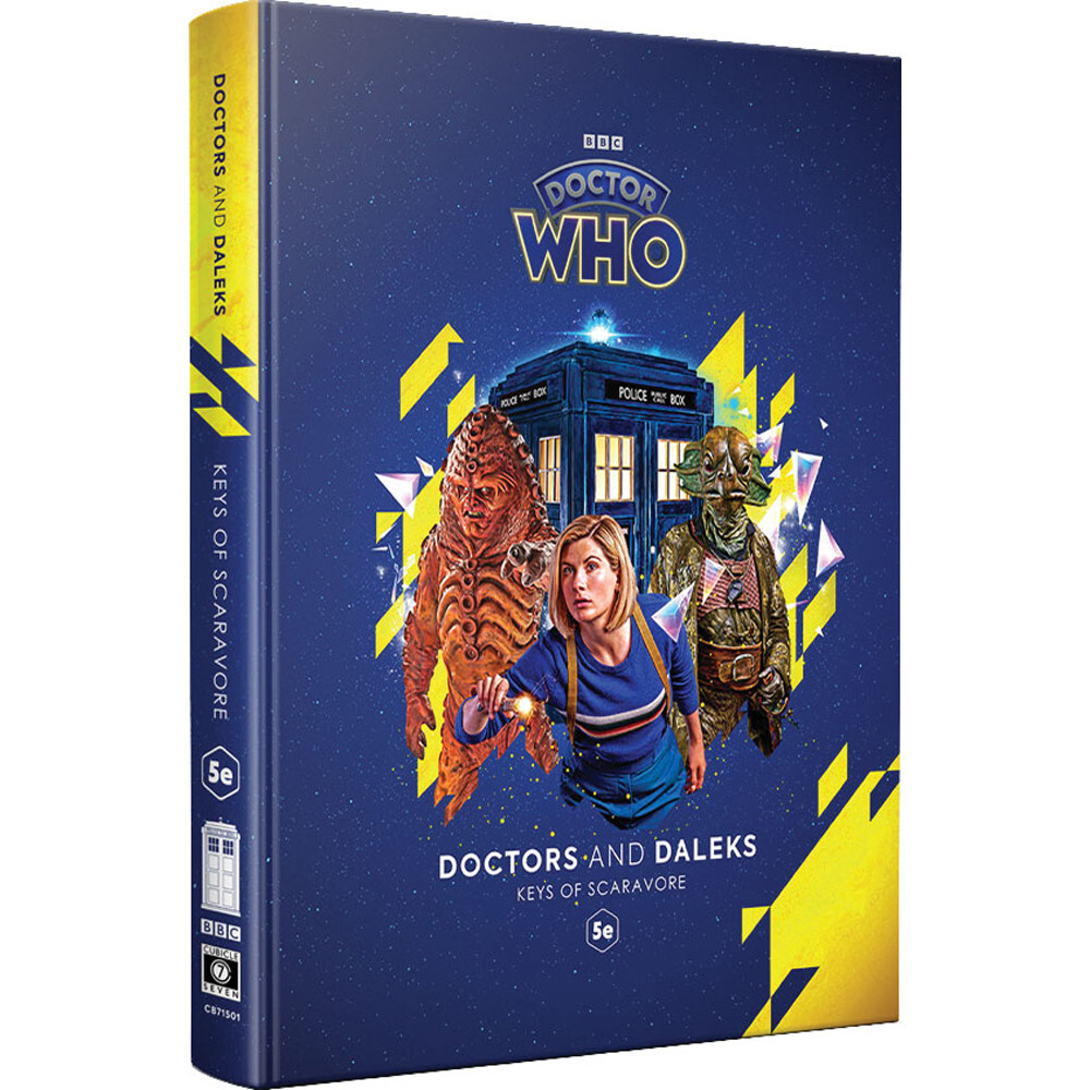 Ролевая игра Cubicle 7 Doctors & Daleks: The Keys of Scaravore (D&D 5E Compatible)
Ролевая игра Cubicle 7 Doctors & Daleks: The Keys of Scaravore (D&D 5E Compatible)