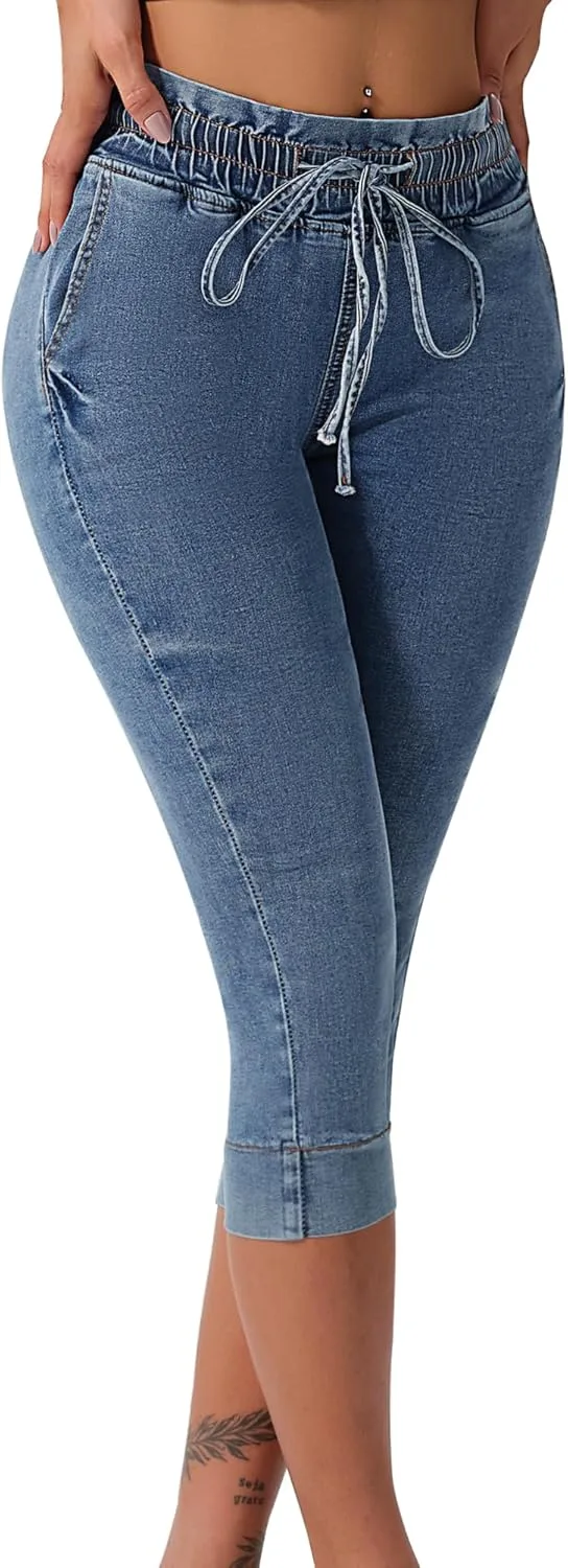 Roswear женские капри джинсы High Waisted Pull on Stretchy Denim с Drawstring
Roswear женские капри джинсы High Waisted Pull on Stretchy Denim с Drawstring