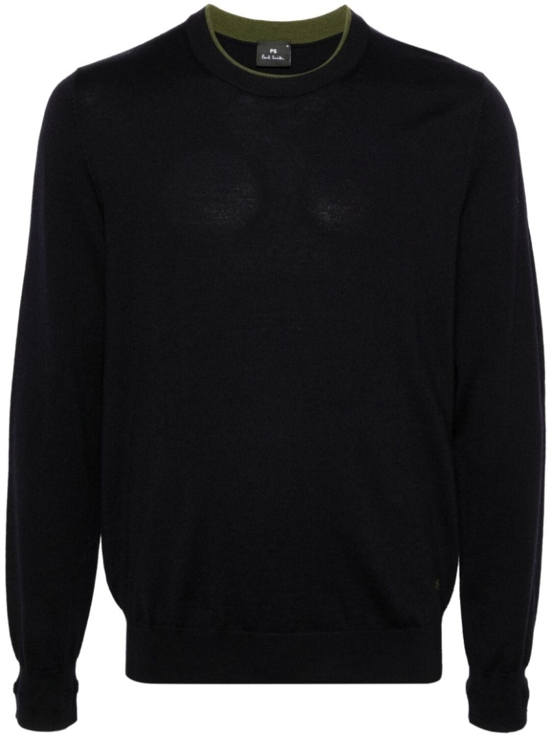 PS Paul Smith свитер из мериносовой шерсти с контрастным воротником, синий
PS Paul Smith свитер из мериносовой шерсти с контрастным воротником, синий