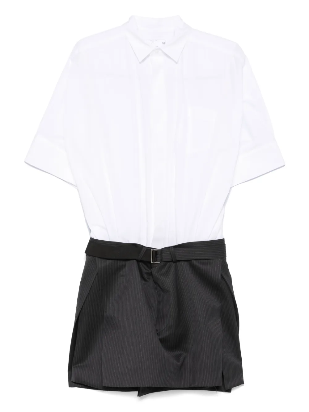 Платье мини со вставками SACAI, белый
Платье мини со вставками SACAI, белый