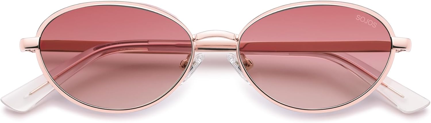 SOJOS Модные овальные поляризованные солнцезащитные очки с оправой Cay Eye для женщин и мужчин, стильные ретро-солнцезащитные очки в стиле 80-х и 90-х SJ1279, Rose Gold/Gradient Pink
SOJOS Модные овальные поляризованные солнцезащитные очки с оправой Cay Eye для женщин и мужчин, стильные ретро-солнцезащитные очки в стиле 80-х и 90-х SJ1279, Rose Gold/Gradient Pink