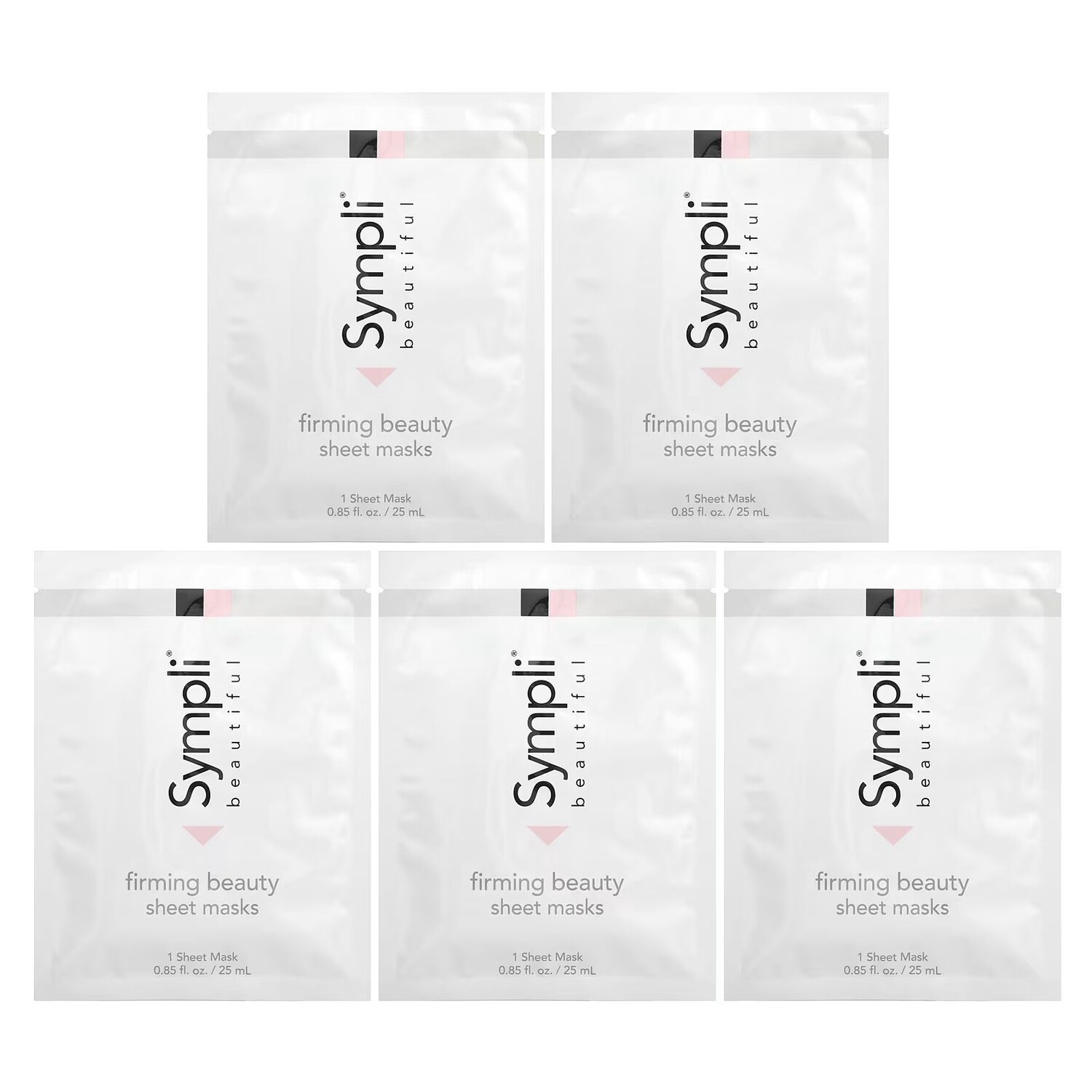 Укрепляющая тканевая маска для красоты, 5 тканевых масок, 25 мл (0,85 жидк. унции) каждая Sympli Beautiful
Укрепляющая тканевая маска для красоты, 5 тканевых масок, 25 мл (0,85 жидк. унции) каждая Sympli Beautiful