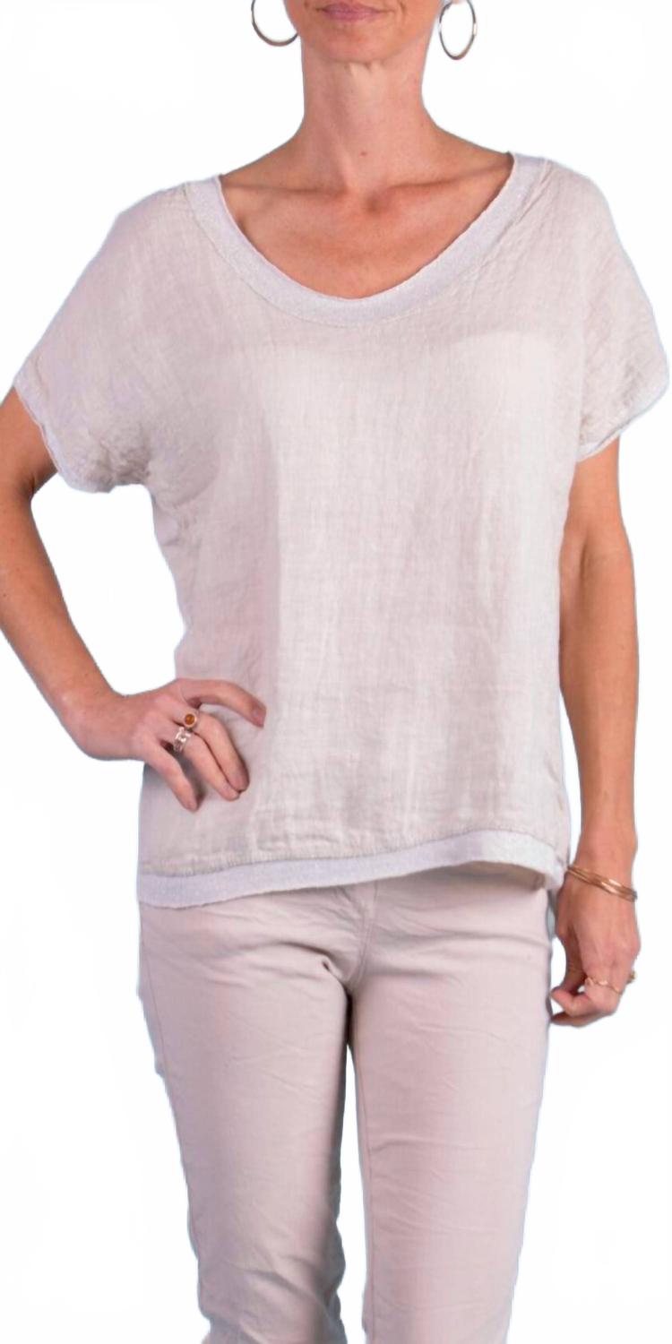 Нико Льняная блузка в бежевом GIGI MODA
Нико Льняная блузка в бежевом GIGI MODA