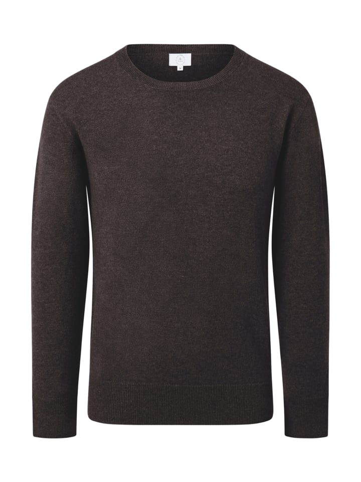 Свитер с круглым вырезом в цвете серо-коричневый меланж CASH-MERE.CH
Свитер с круглым вырезом в цвете серо-коричневый меланж CASH-MERE.CH