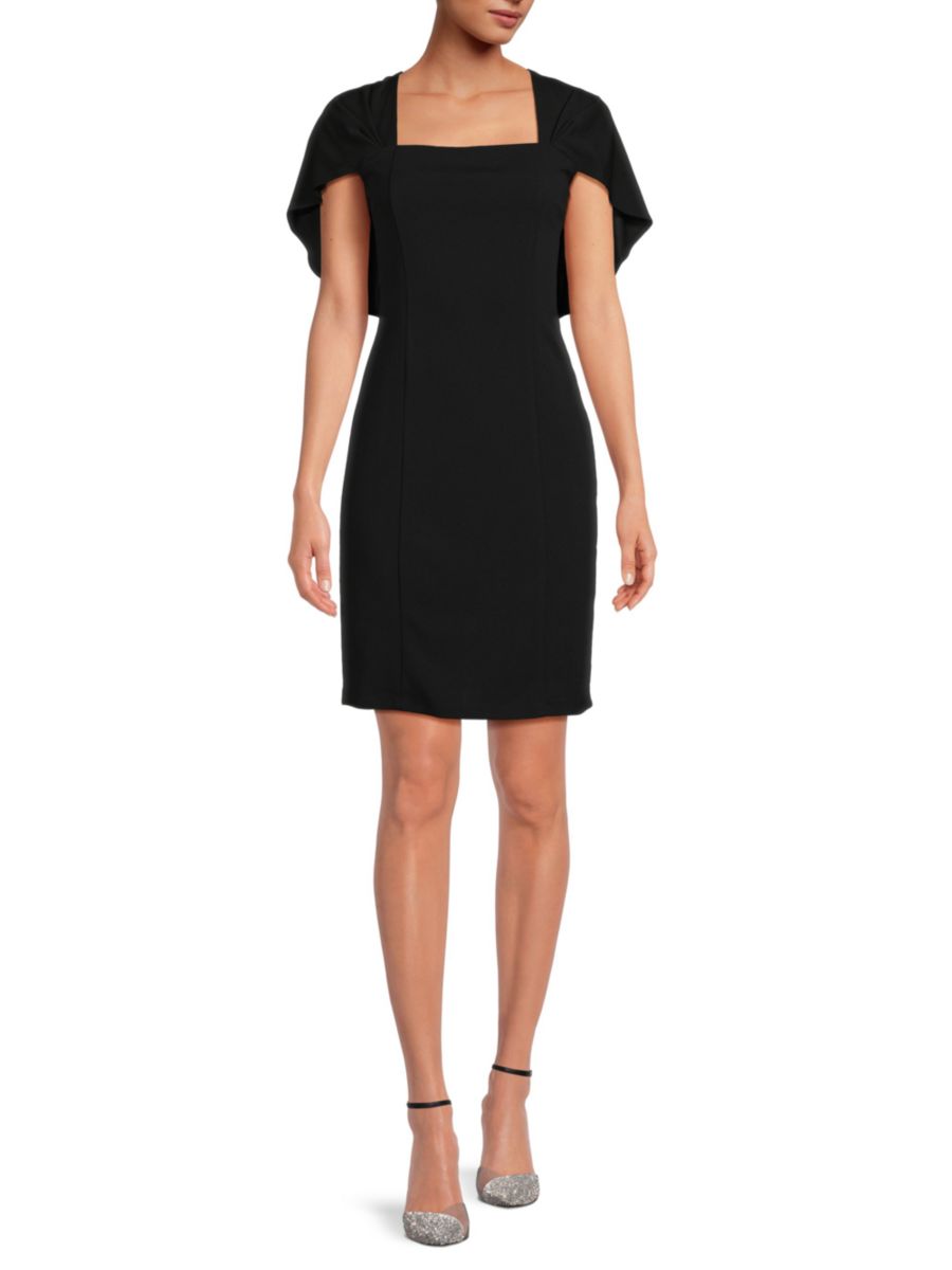 Платье-каплет из крепа с квадратным вырезом Marina, черный
Платье-каплет из крепа с квадратным вырезом Marina, черный