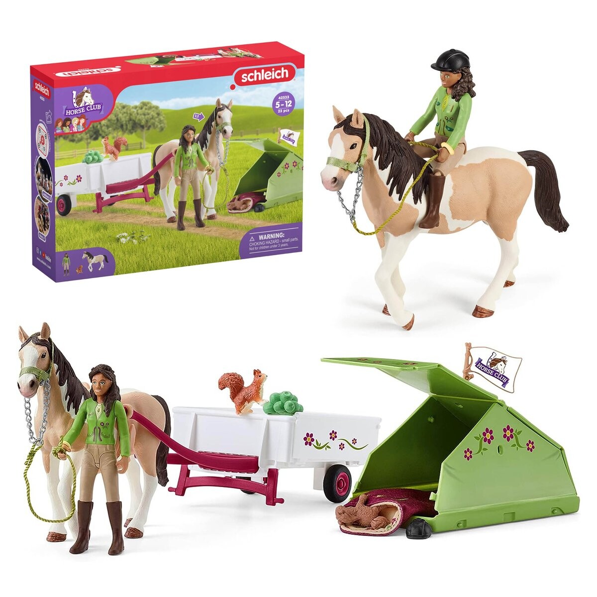 SLH42533 Schleich Horse Club - Сара и поход, фигурки для детей 5+
SLH42533 Schleich Horse Club - Сара и поход, фигурки для детей 5+