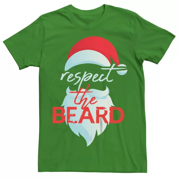 Мужская футболка с принтом "Уважай бороду, Санта" Licensed Character, цвет kelly
Мужская футболка с принтом "Уважай бороду, Санта" Licensed Character, цвет kelly