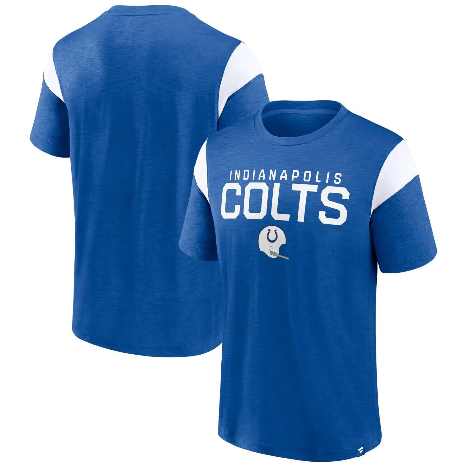Мужская футболка Fanatics с фирменным логотипом Royal Indianapolis Colts Home из эластичной ткани Team
Мужская футболка Fanatics с фирменным логотипом Royal Indianapolis Colts Home из эластичной ткани Team