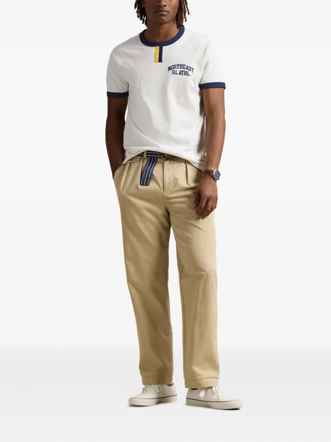 Polo Ralph Lauren футболка с круглым вырезом, белый 
Polo Ralph Lauren футболка с круглым вырезом, белый