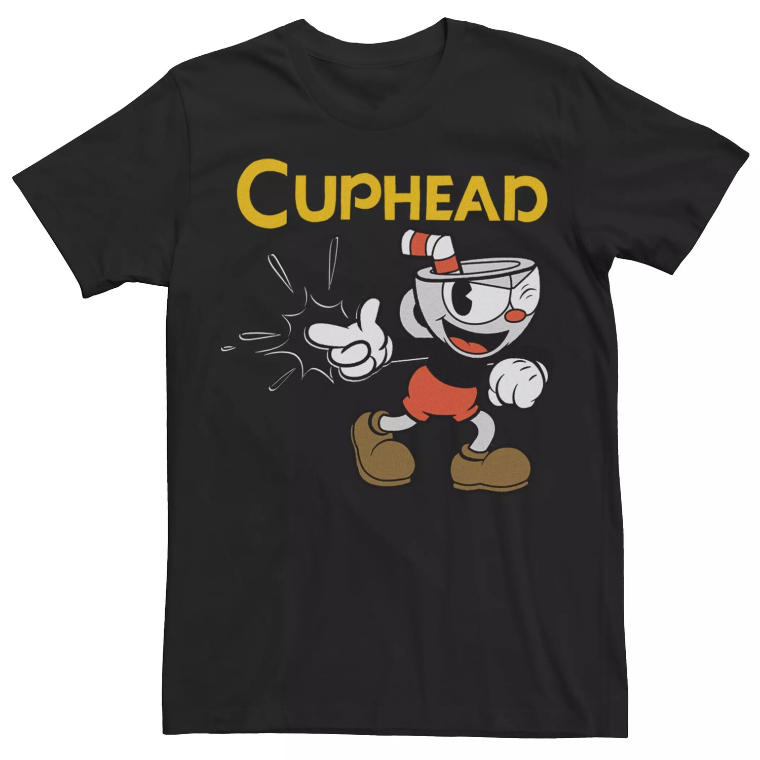 Мужская футболка с логотипом Cuphead Gotcha Licensed Character
Мужская футболка с логотипом Cuphead Gotcha Licensed Character