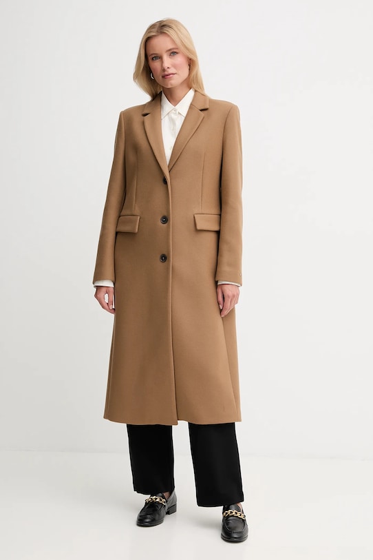 Пальто с шерстью Tommy Hilfiger, коричневый
Пальто с шерстью Tommy Hilfiger, коричневый