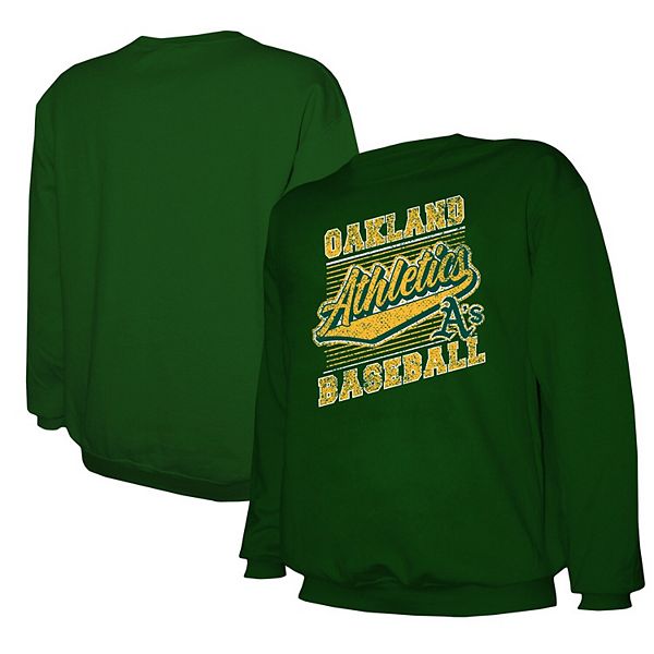 Мужской зеленый свитшот Oakland Athletics Stitches
Мужской зеленый свитшот Oakland Athletics Stitches