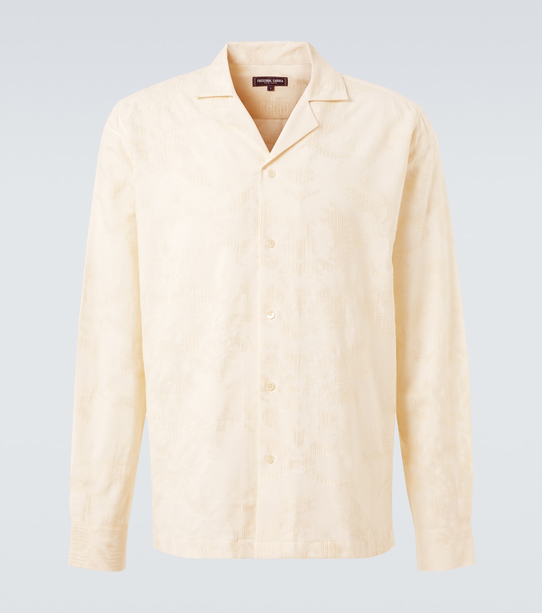 Сафра жаккардовая рубашка из хлопковой смеси Frescobol Carioca, слоновая кость
Сафра жаккардовая рубашка из хлопковой смеси Frescobol Carioca, слоновая кость