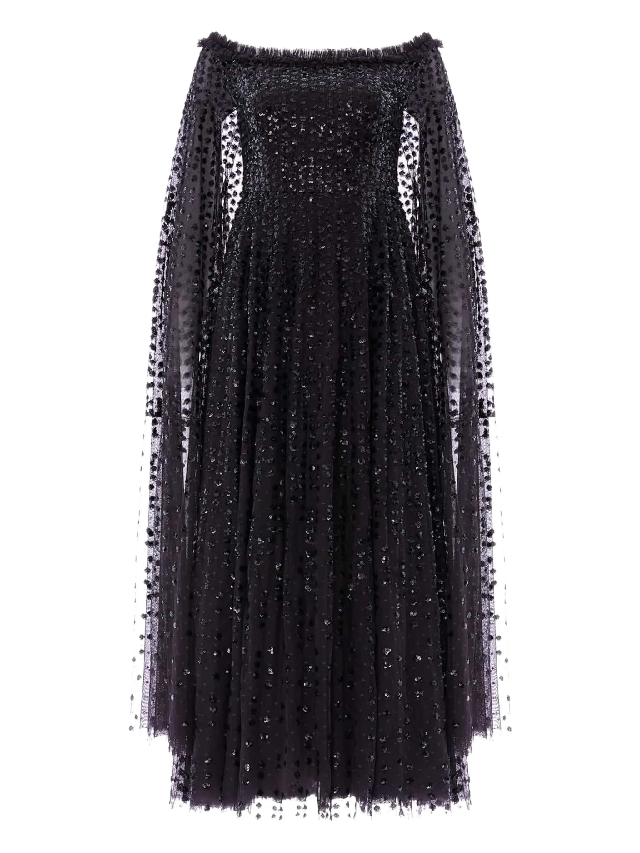 Платье миди Raindrop с кейпом Needle & Thread, черный
Платье миди Raindrop с кейпом Needle & Thread, черный