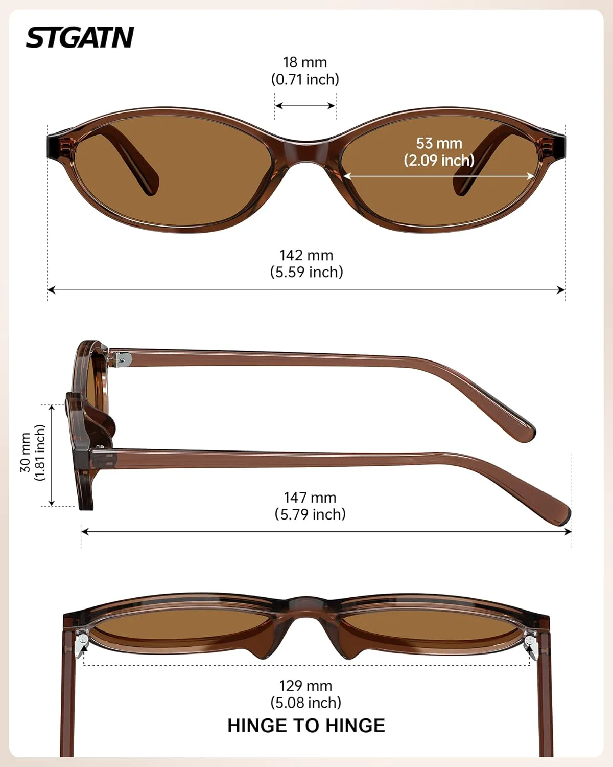 Ретро-солнцезащитные очки STGATN для женщин, овально-прямоугольные, в стиле 90-х, для маленького лица. 2 варианта: коричневая и черная оправа. Защита от УФ
Ретро-солнцезащитные очки STGATN для женщин, овально-прямоугольные, в стиле 90-х, для маленького лица. 2 варианта: коричневая и черная оправа. Защита от УФ
