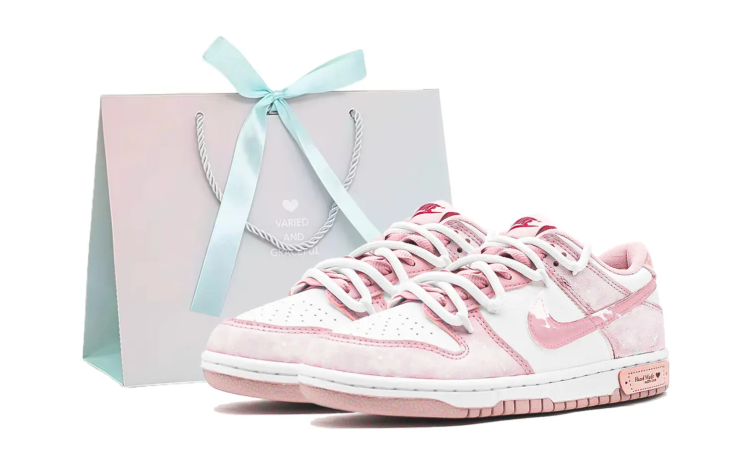Nike Dunk Pink Love Starlight низкие скейтбордские туфли Pink Kids'
Nike Dunk Pink Love Starlight низкие скейтбордские туфли Pink Kids'